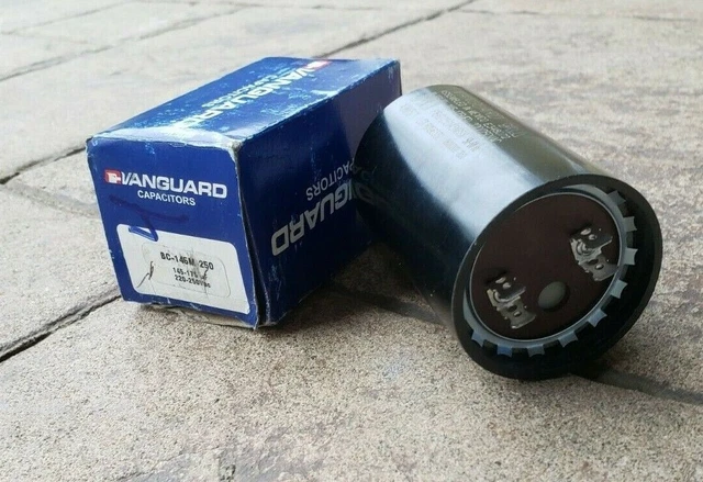 Vanguard BC-145M-250 / BC145M250 Electric Motor Start Capacitor 250VAC