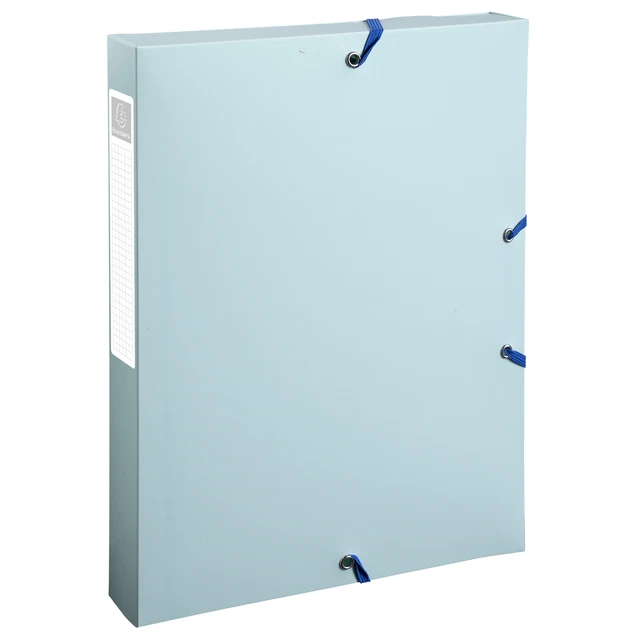 Exacompta 59140E 8x Exacompta, Archivbox A4, Rückenbreite 40mm, Recycling-PP, Be