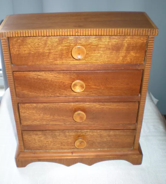 Miniature Salesman Sample Chest Of Drawers, Dresser