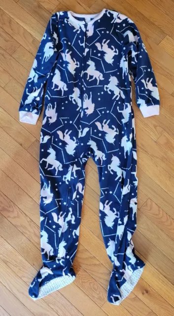 Carters Size 6 6x Footed Fleece Pajamas PJs