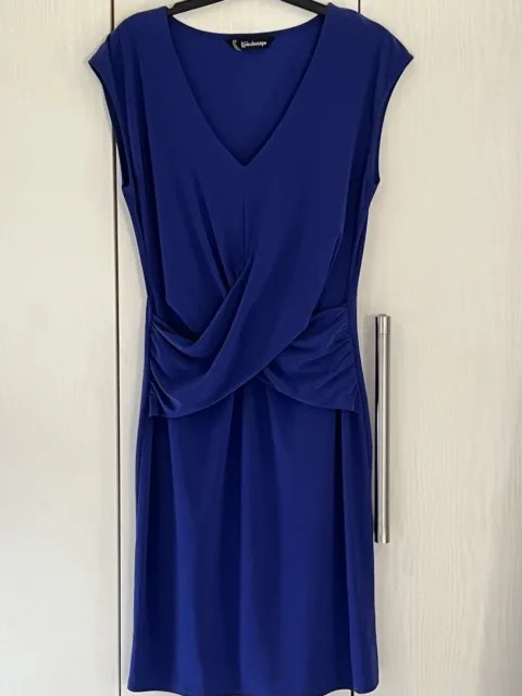 Women’s Royal Blue Size 12 Midi Dress - Evening Wear