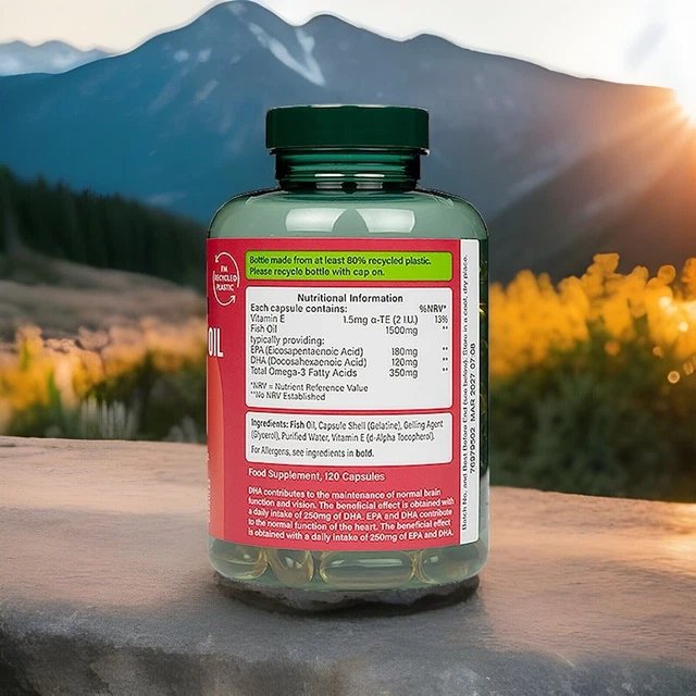 OMEGA 3 FISH Oils ONLY 1500mg H&B £34.99 PicClick UK