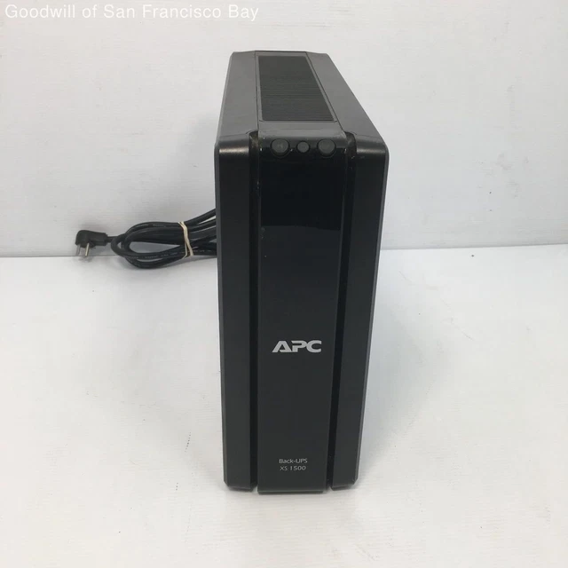 APC BACKUPS XS1500 BX1500G Battery Backup Surge Protector Black With