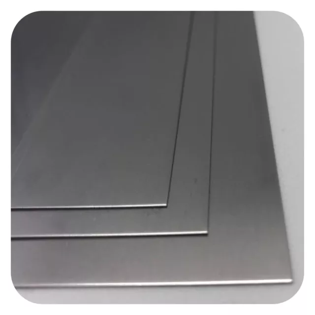 Edelstahlblech 0,5 - 3mm 1.4301 V2A Blank Platten Streifen Zuschnitt nach Wahl