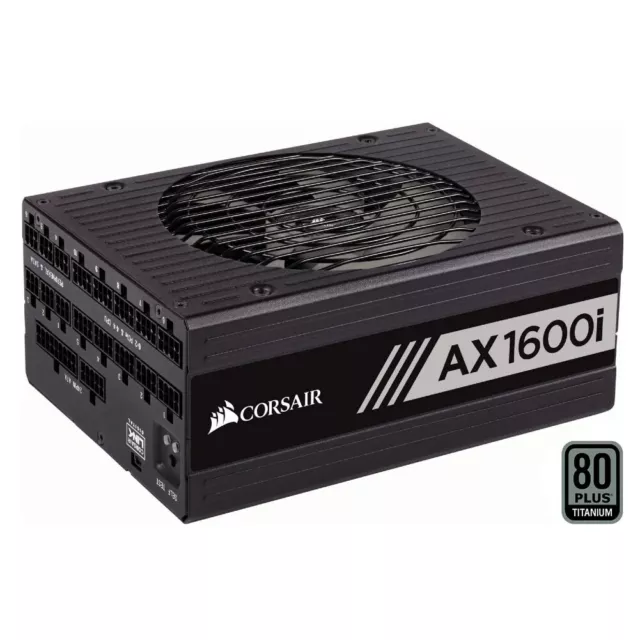 Corsair AX1600i alimentatore pc digitale 1600 watt PSU ATX nero 80 plus titanium