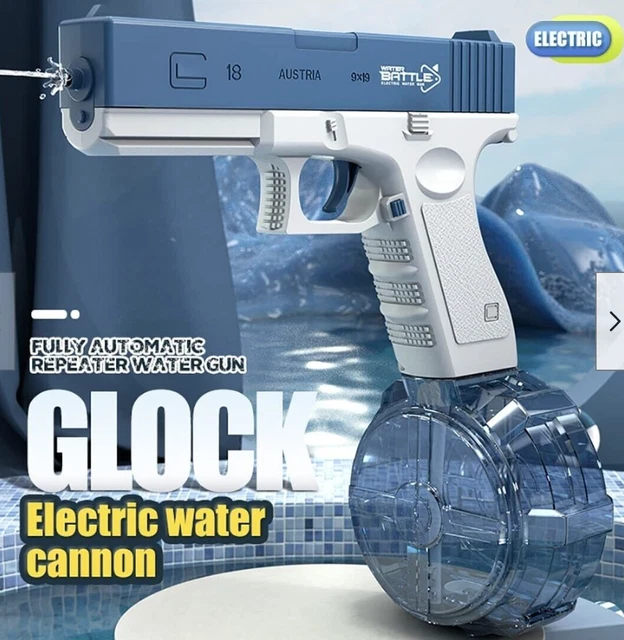Elektrische Wasserpistole für Erwachsene und Kinder Monzi 10-12 Reichweite 2Tank