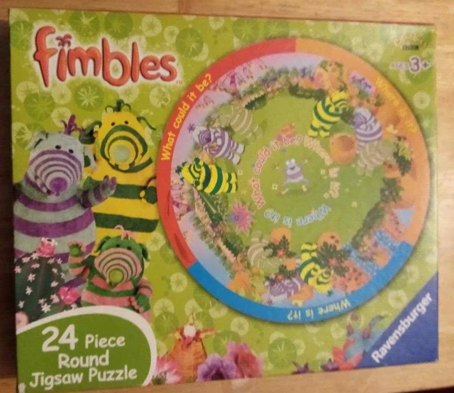 RAVENSBURGER BBC CBEEBIES Fimbles 24 Piece Round Jigsaw Puzzle EUR 4,24