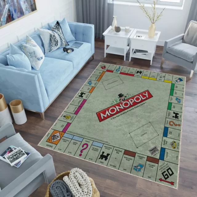 Monopoly Kids Room Decoration, Playroom Rug, Game Carpet, Game Rug, Chirstmas 3