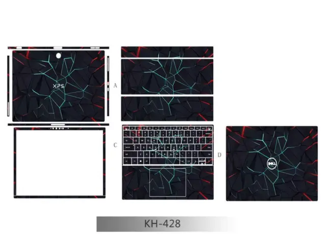 Dazzle Vinyl Laptop Special Sticker Skin For DELL XPS 13 2-in-1（9315 2n1）