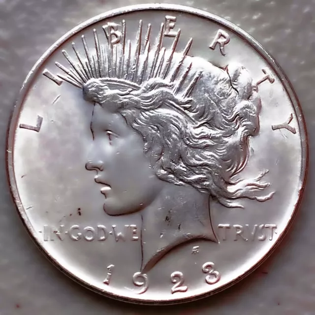 1923-D Peace Dollar 90% $1 Coin Us #U842