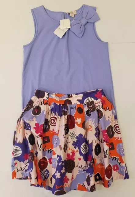 Nwt Set Kate Spade Skirt The Rules "Confections Print" And Blouse Size 14