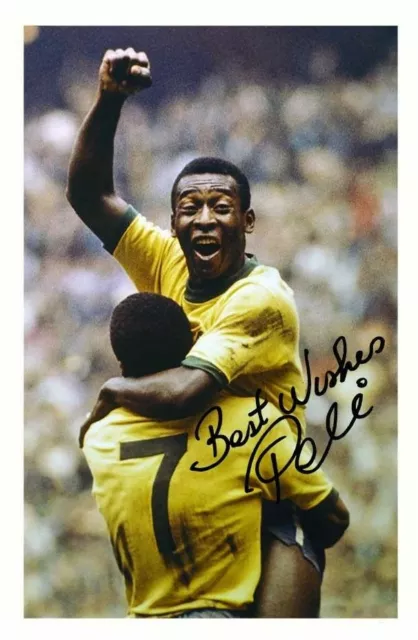 Pele - Brazil Autograph Signed Photo Poster Print