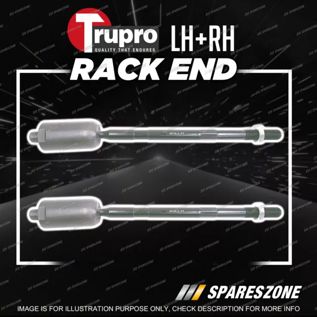 Pair Trupro Rack Ends for Ford Falcon BA BF Utility RTV 9/2002-4/2008