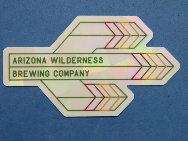 Birra Adesivo ~ Arizona Wilderness Birreria Co ~ Gilbert & Phoenix, Arizona