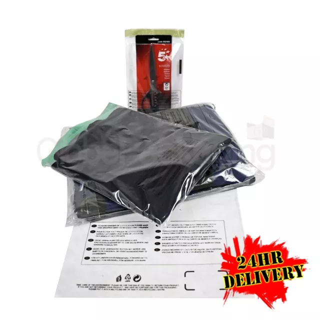 2000 x 9"x12" CLEAR A4 Peel & Seal Poly Postal Mailing Bags - 9x12" (230x300mm)