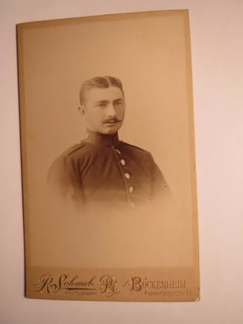 Bockenheim - Soldat in Uniform - Regiment Nr. 11 - Portrait / CDV