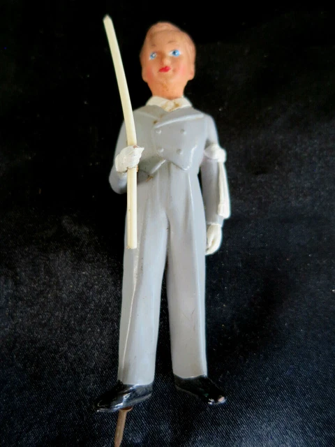 Figurine ! Communiant ! Ancien ! garçon ! Gâteau !