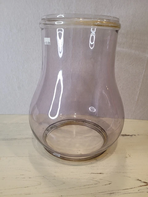 Ham Street light lamp lantern Glass globe chimney Antique LARGE 10” Tall Dietz