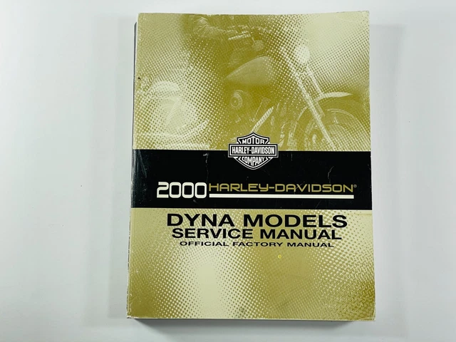2000 Harley-Davidson DYNA Models Official Service Manual - 99481-00