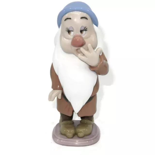 Lladro Porcelain Figurine, Spain, Sleepy from Snow White 7539 Disney, 6" Tall Lladro Porcelain Figurine, Spain, Sleepy from Snow White 7539 Disney, 6" Tall