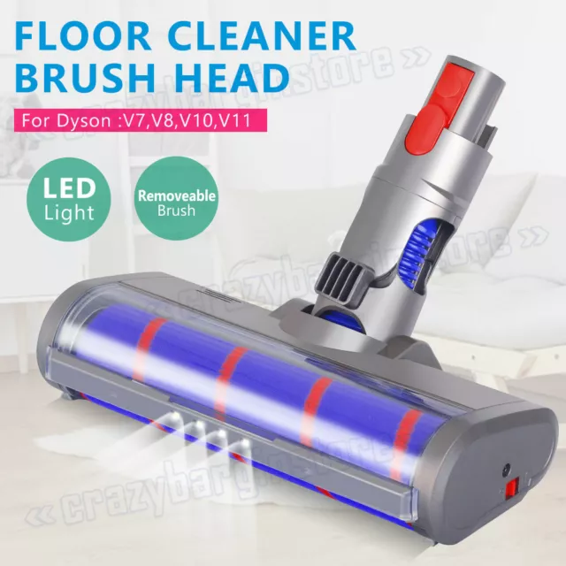 Cordless Vacuum Cleaner Floor Brush Fluffy Roller Head For Dyson V7 V8 V10 V11