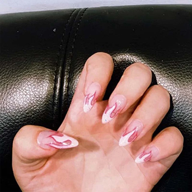 Outil de beauté Manucure Faux ongle flamboyant Cercueil Assurance intégrale