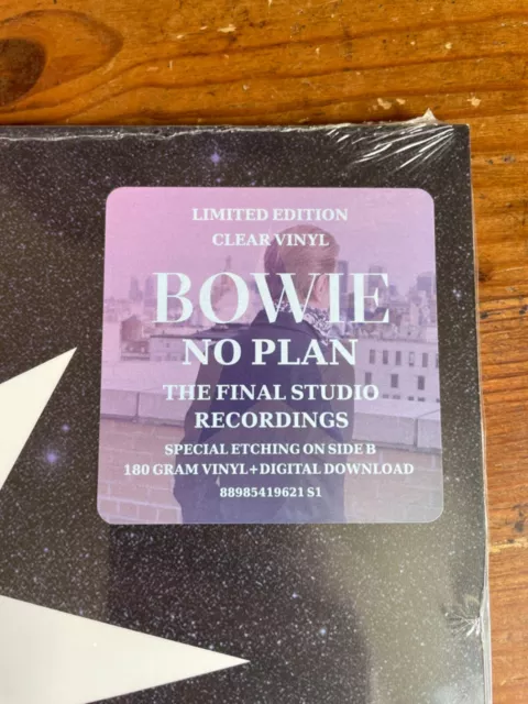 David Bowie No Plan Single Sided Etched Clear Vinyl Ltd Edition Sealed RSD 2017 3