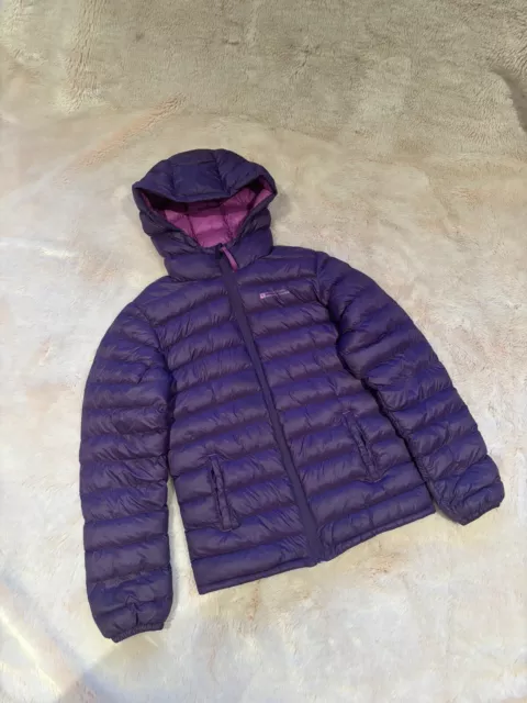 Girls Mountain Warehouse Purple Puffer Jacket Age 9-10