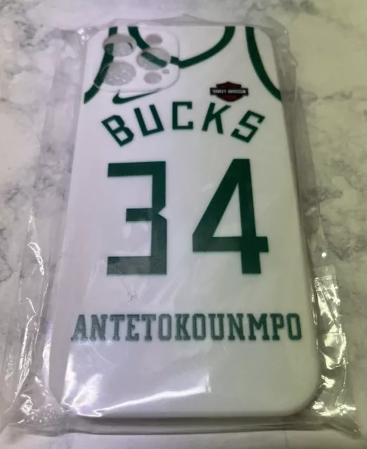 NBA Milwaukee Bucks iPhone 12 Pro Silicone Phone Case 34 Harley Davidson