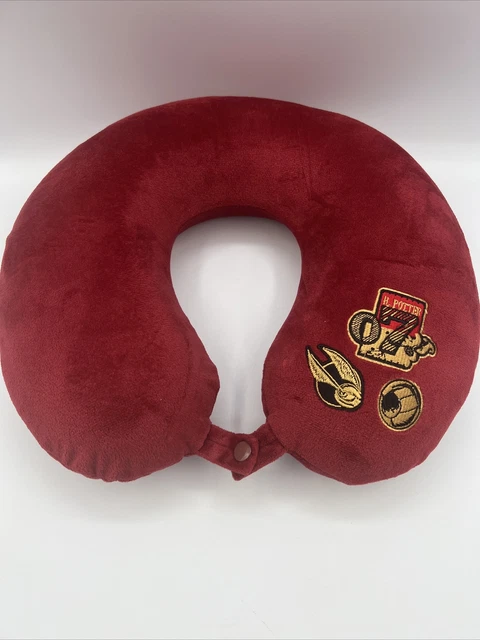 Harry Potter Hogwarts Crest Appliqué Travel Neck Pillow
