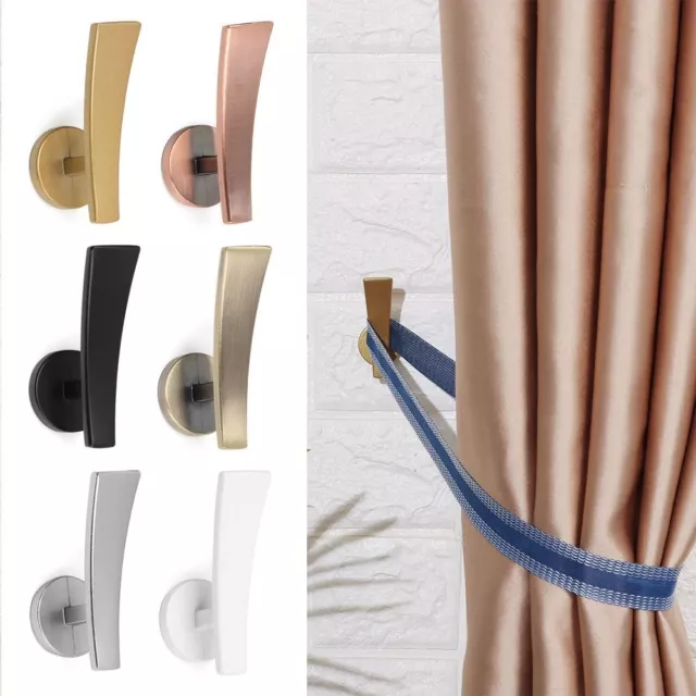 Modern Mounted Metal Hooks Curtain Holdback Curtain Holder Wall Hanger