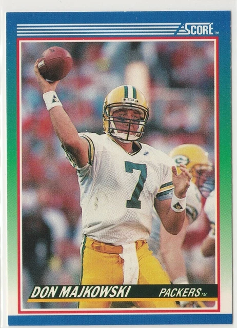 1990 Score #15 Don Majkowski Green Bay Packers football 0007
