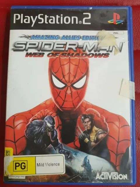 Spider-man Web of Shadows Playstation 3 PS3 EXCELLENT COMPLETE Condition