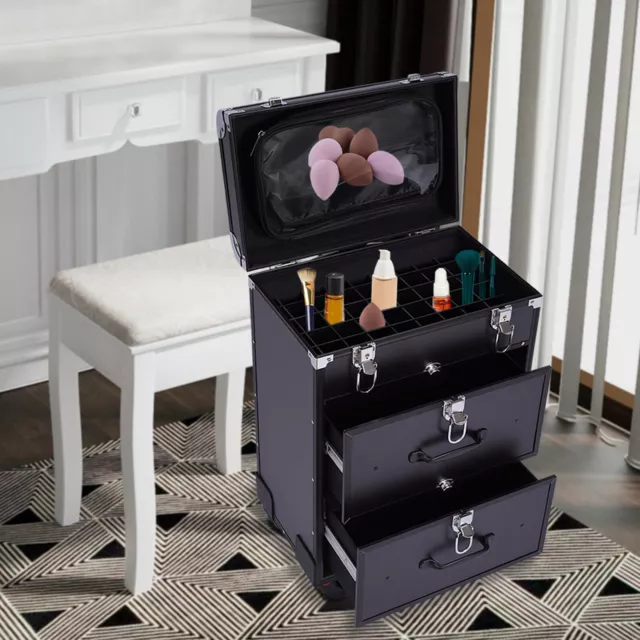 Kosmetikkoffer Schminkkoffer Beautycase Friseurkoffer Make up Organizer Trolley