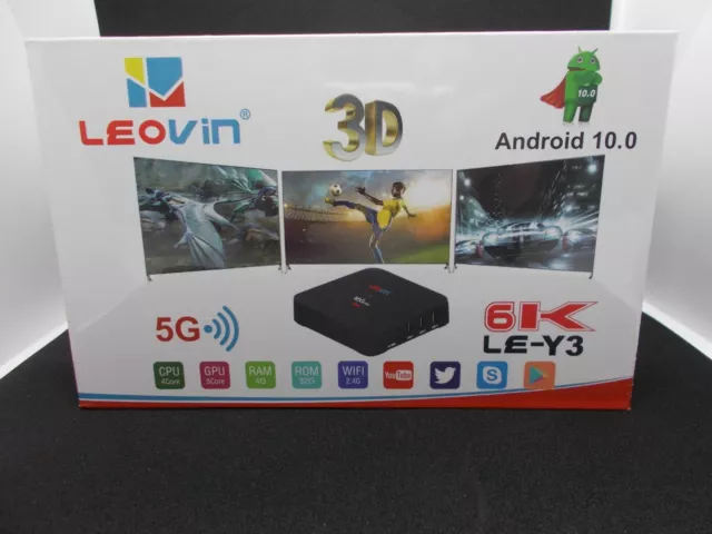 Smart Tv Box Android 10.0 Iptv 6K Full Hd 1080 4Gb 32Gb Rom Decoder Wifi
