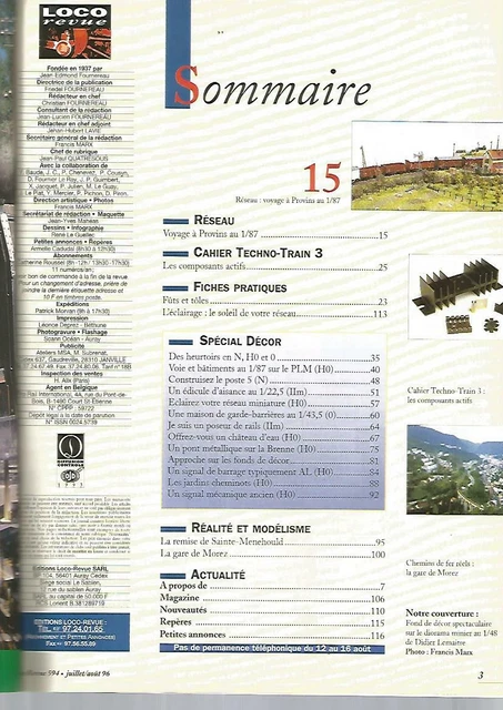 Revue Loco Revue N°560 - Thème : Commande Appareil Voie & Signaux De Gare