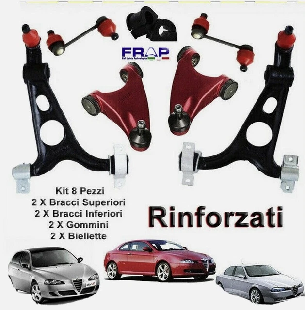 Paire De Triangles De Suspension Avant (Gauche + Droit) Pour Alfa Romeo 147 - TPF Products
