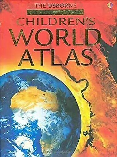 The Usborne Internet-Linked Enfants Monde Atlas Livre