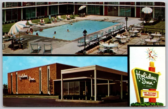 Holiday Inn Chillicothe Ohio on US 23 - Motel and Restaurant - Postcard P7277