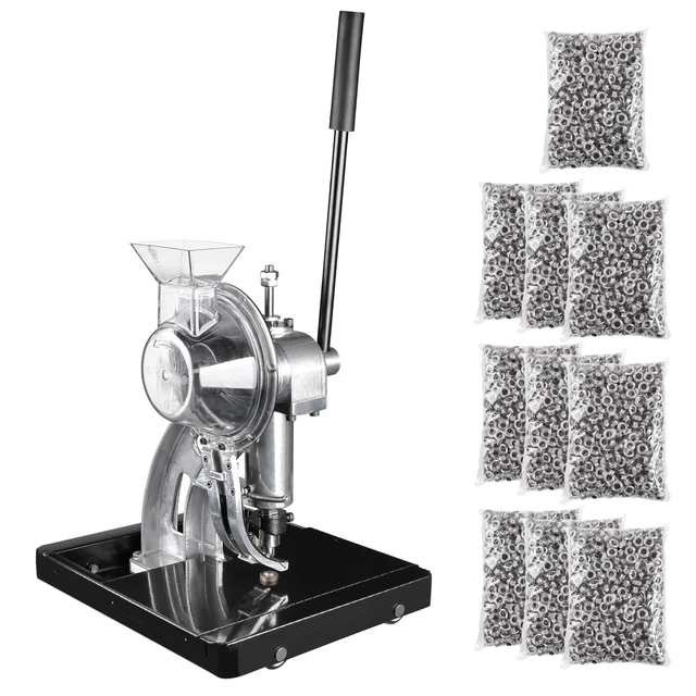 Semi-automatic Hand Press Grommet Machine Commercial Puncher Eyelet