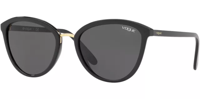 Vogue Women's Black Oversized Cat Eye Sunglasses - VO5270S W4487 57