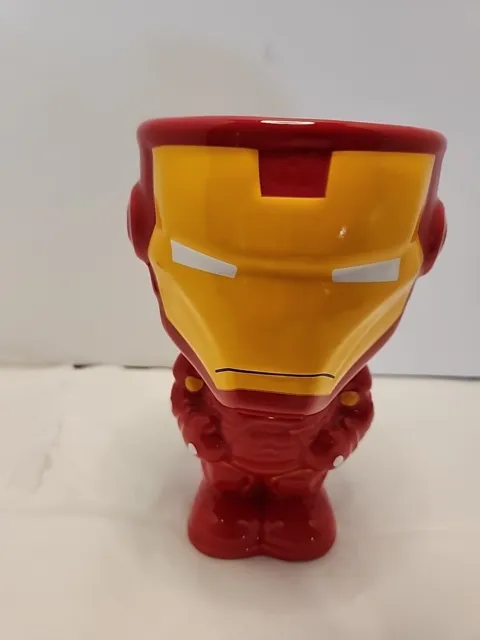 Iron Man Ceramic Goblet Mug Marvel 5 3/4"
