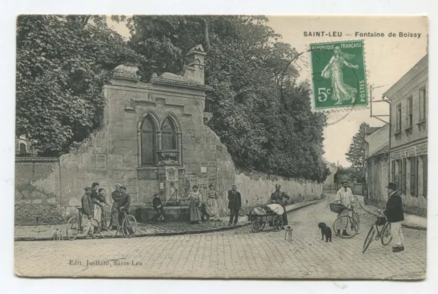 Saint-Leu. Fontaine de Boissy 1908