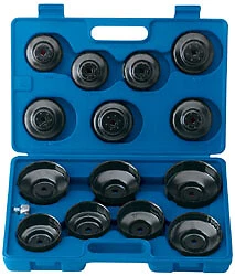 Juego de enchufes de taza filtro de aceite de 15 piezas Draper 40105 Expert