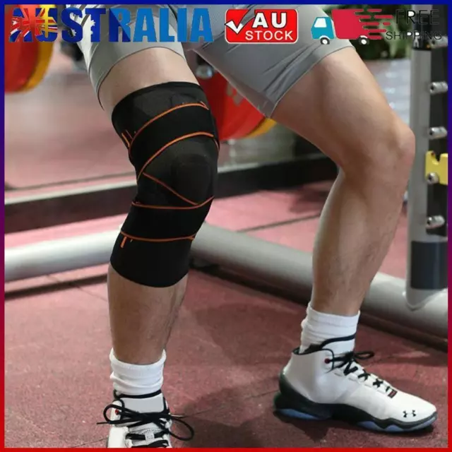 1pc Fitness Running Cycling Bandage Elastic Sports Knee Support Braces Pad #