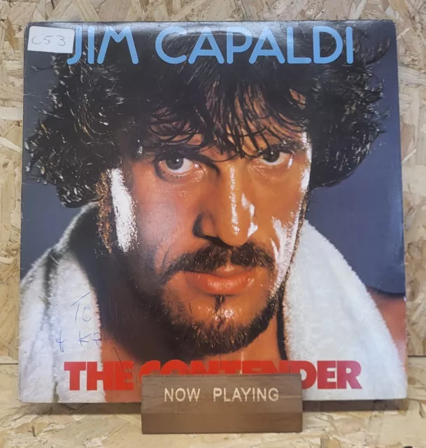 Jim Capaldi - The Contender Vinyl Record (2383 490) VG+/VG+