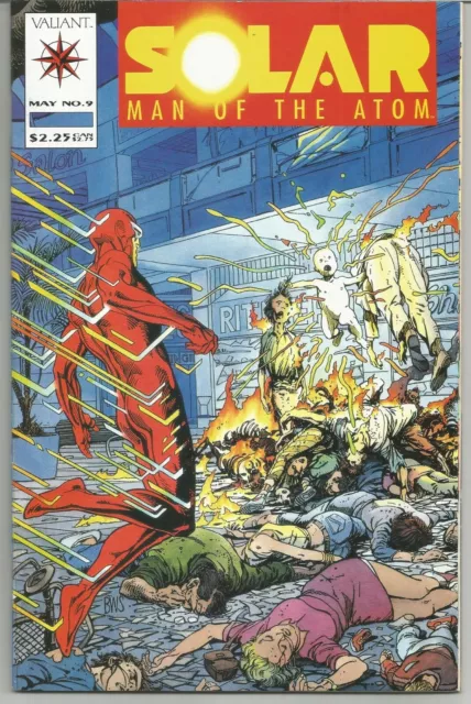 SOLAR Man of the Atom #09 (May 1992) features PULL-OUT 'ORIGIN' Insert