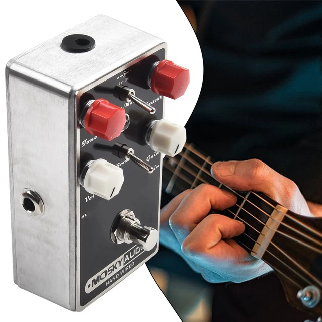 MOSKY BROWN DISTORTION Pedal Vintage Tone Boost Overdrive Buffer