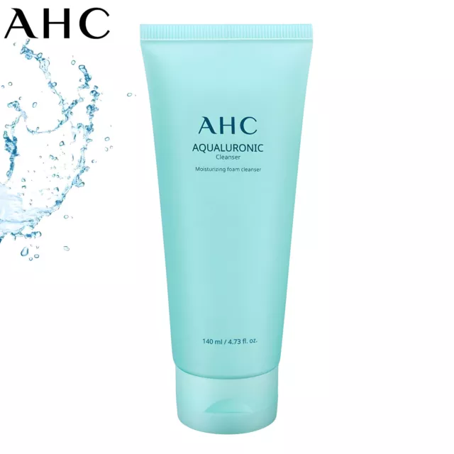 AHC AQUALURONIC Moisturi.zing foam cleanser 140ml - Korean Skincare