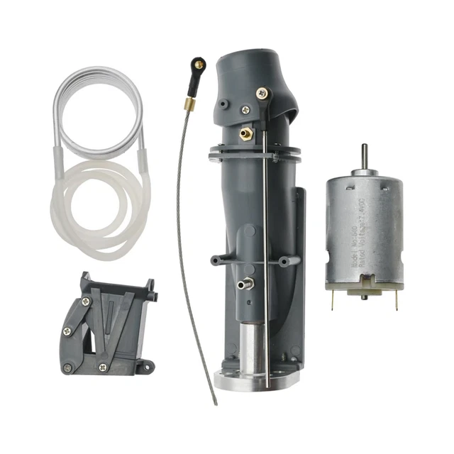 Kit De Propulsion Pour Bateau RC – Moteur Sans Balais 540 Turbo – Marche Avant/arrière – Pour Réaménagement 3-4 Kg